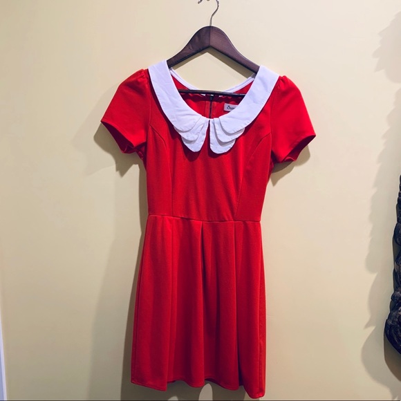 Triple Peter Pan Collar Dress - Picture 5 of 8